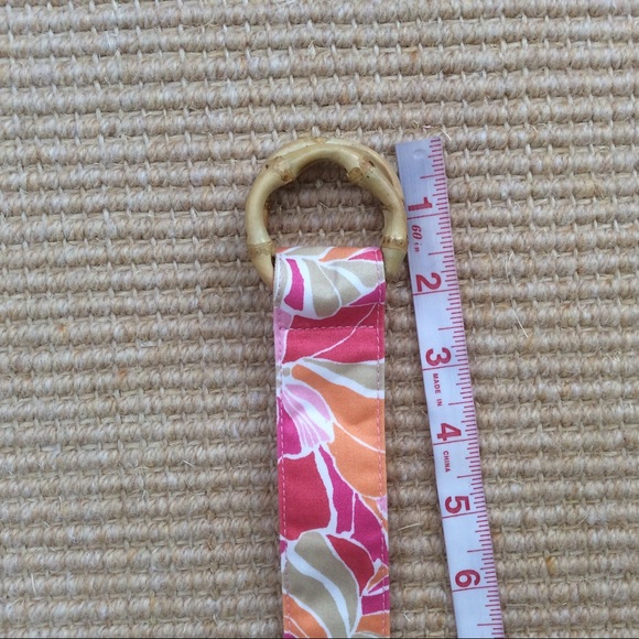 Talbots Fabric Adjustable Belt O-Ring Closure - Picture 5 of 8
